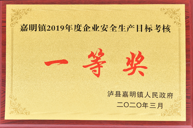 2019年度企業(yè)安全生產(chǎn)目標考核一等獎