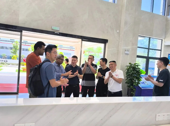 意大利Sapphire Group藍(lán)寶石集團(tuán)經(jīng)理、首席財(cái)務(wù)官一行蒞臨公司參觀考察